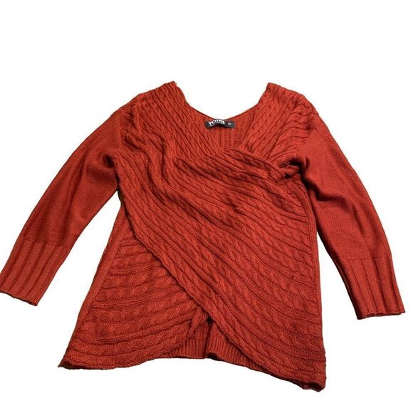 YOINS Sweaters - YOINS Women’s Cable Knit V-Neck Wrap Sweater Small